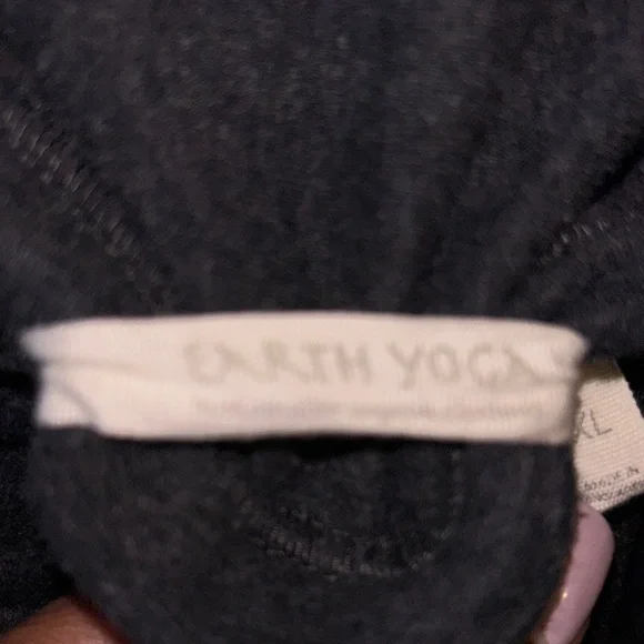 Earth Yoga Charcoal Hoodie Dress - Picture 2 of 2
